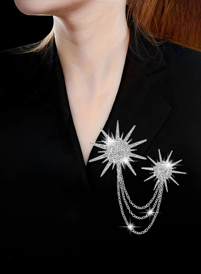 تايك تو بروش مرصع بالراين بتصميم ستار بيرست